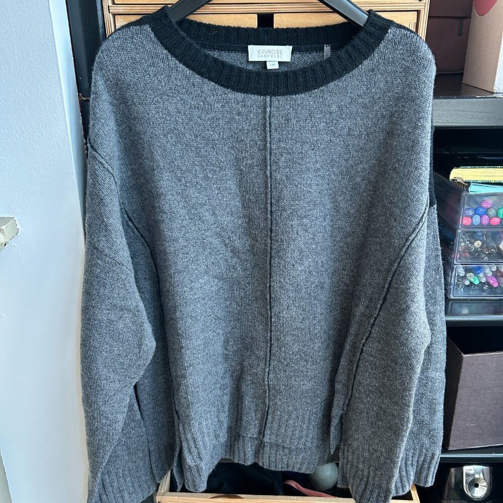 Kinross 100% cashmere sweater!!